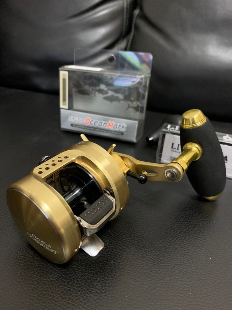 【美品】 シマノ　オシアコンクエスト　300HG スタジオオーシャンマーク