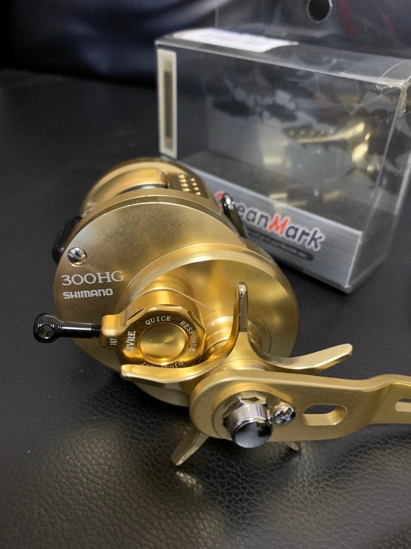 【美品】 シマノ　オシアコンクエスト　300HG スタジオオーシャンマーク