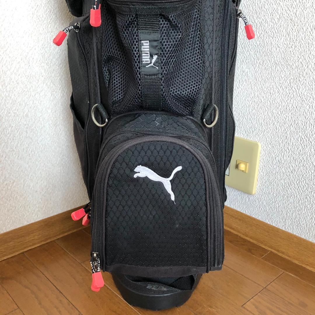 PUMA プーマ ゴルフ キャディバッグ カート型 5分割 ブラック