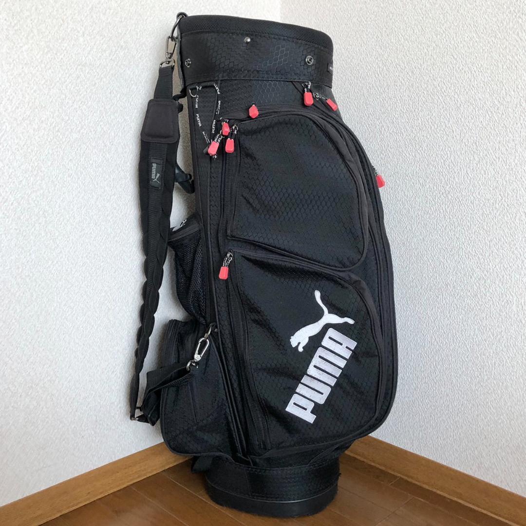PUMA プーマ ゴルフ キャディバッグ カート型 5分割 ブラック