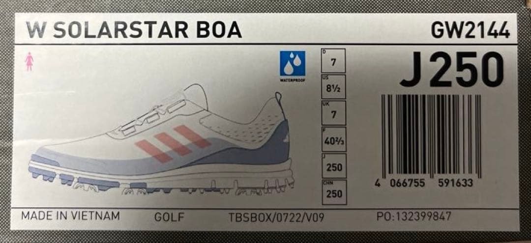 【新品】adidas ゴルフシューズ レディース ソーラースターボア