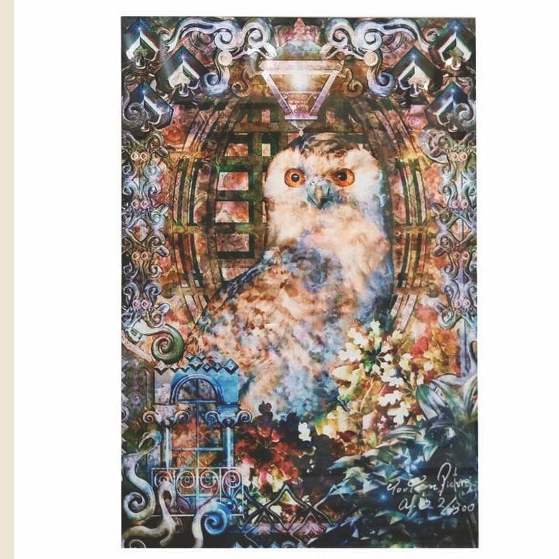 ☆松崎祐哉☆「punky Owl」ジグレー版画　新品！