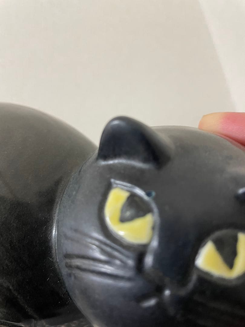 リサラーソン　黒猫　マイ maj 陶器　オブジェ　置物