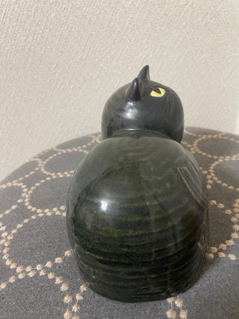 リサラーソン　黒猫　マイ maj 陶器　オブジェ　置物