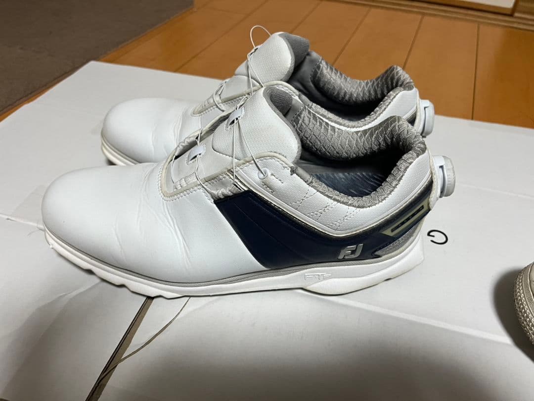 FootJoy PRO SL フットジョイ ゴルフシューズ ホワイト/ネイビー
