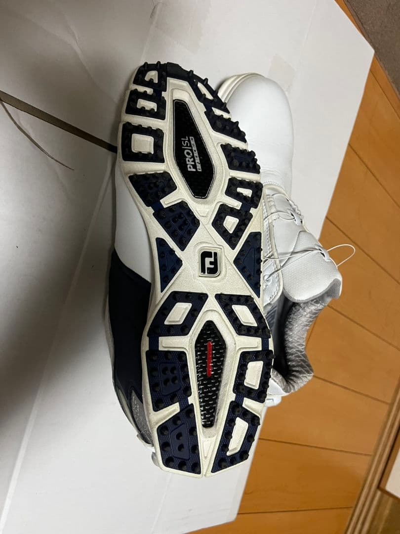 FootJoy PRO SL フットジョイ ゴルフシューズ ホワイト/ネイビー