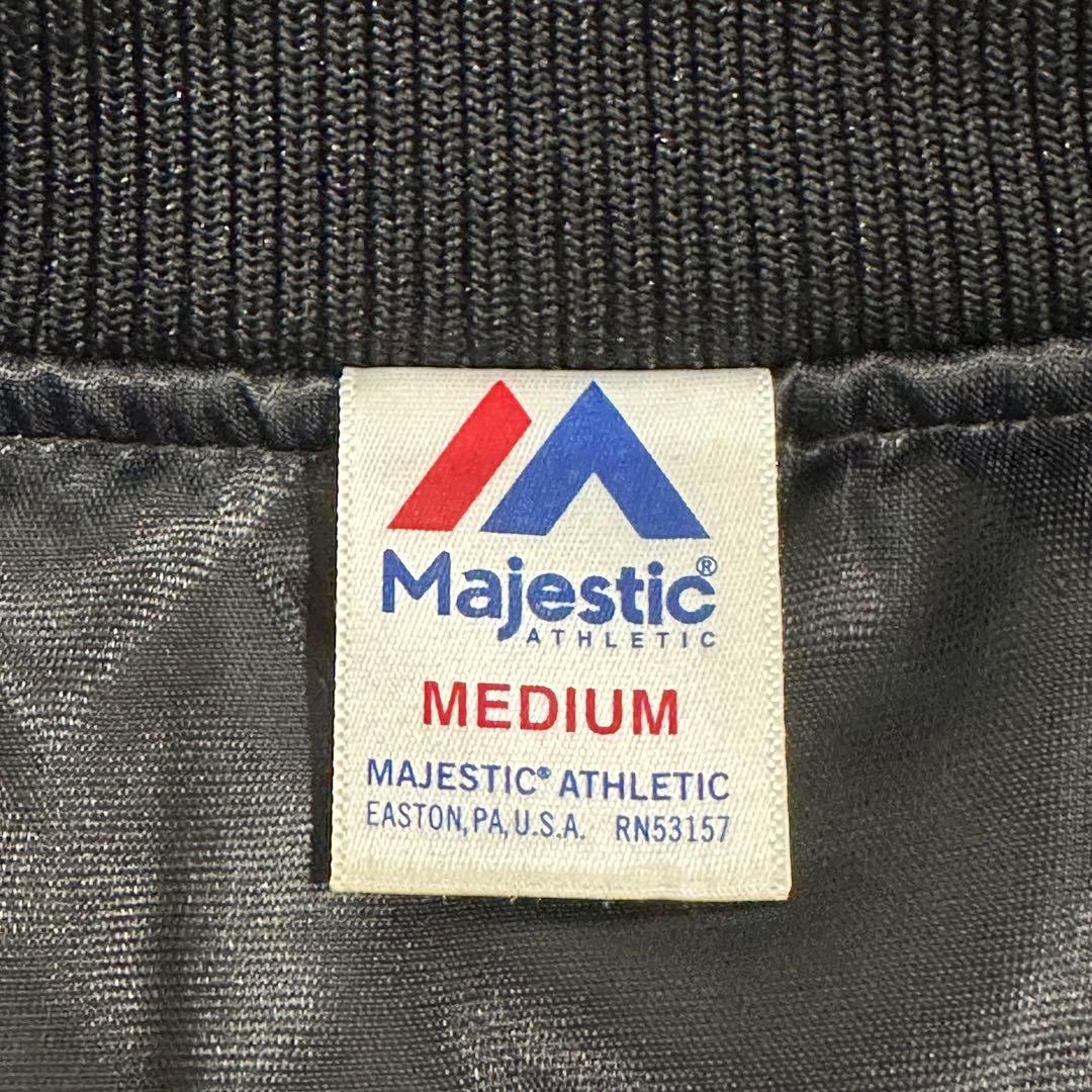 福岡ソフトバンクホークス majestic マジェスティック スタジャン 白緑M