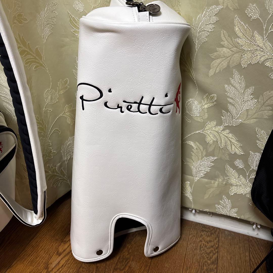 Piretti ゴルフバッグ・キャディバッグ ホワイト/レッド