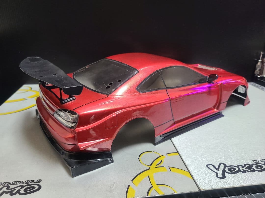 Yokomo S15　シルビア ラジコンボディ レッド