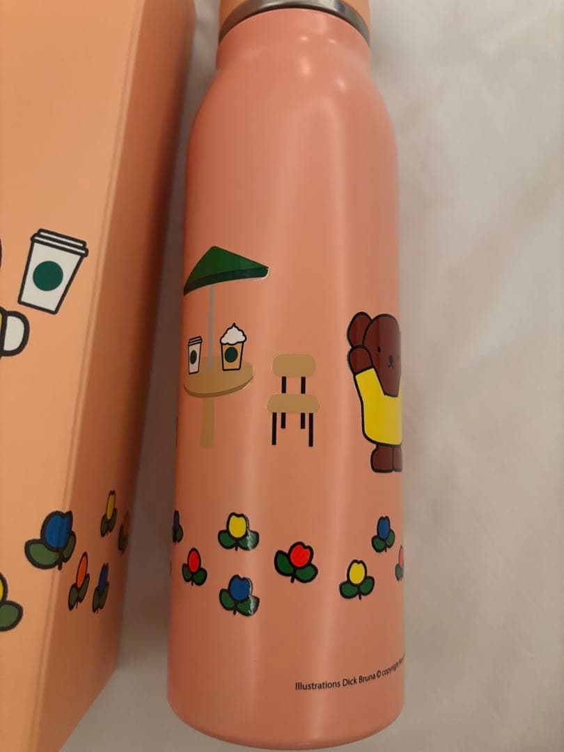 新品未使用　STARBUCKS+ Miffy ウォーターボトル ピンク