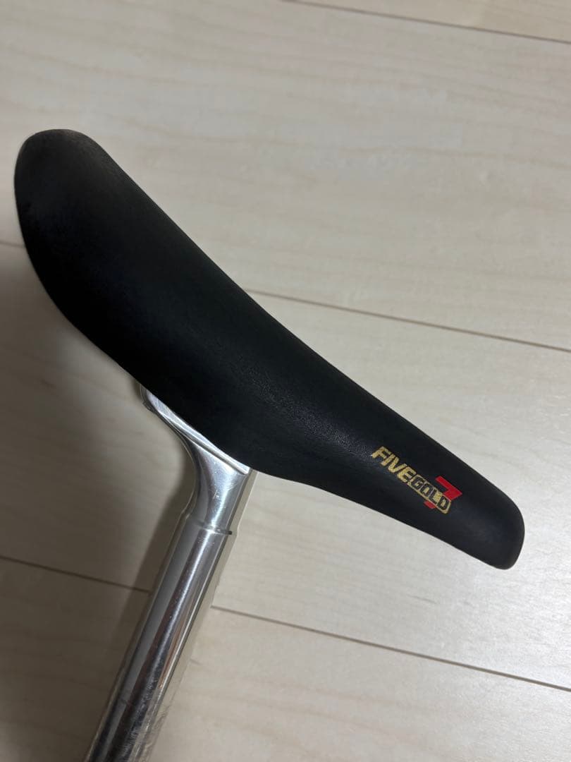 NJS シートポスト27.2 FIVEGOLD7 スエード セット