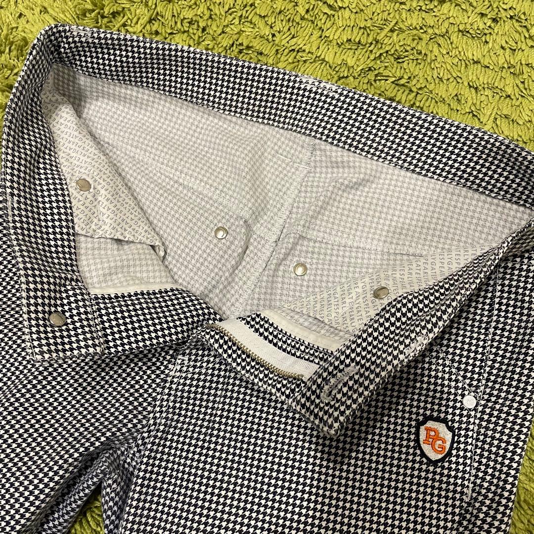 パーリーゲイツ PEARLYGATES ストレッチパンツ 千鳥格子柄 サイズ0