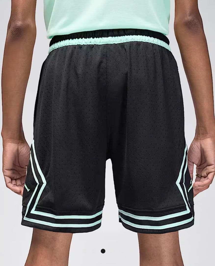 FLIGHTロゴ バスケットボールパンツ M 黒/ミント JORDAN