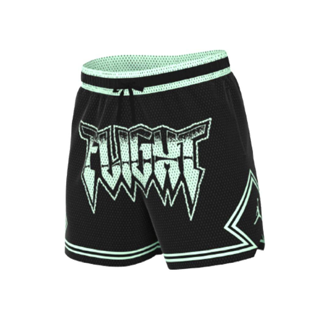 FLIGHTロゴ バスケットボールパンツ M 黒/ミント JORDAN