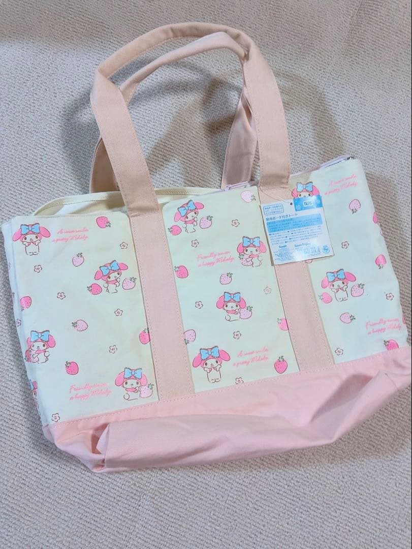 My Melody マイメロディ 保冷ポーチ付きトート バッグ いちご 超希少