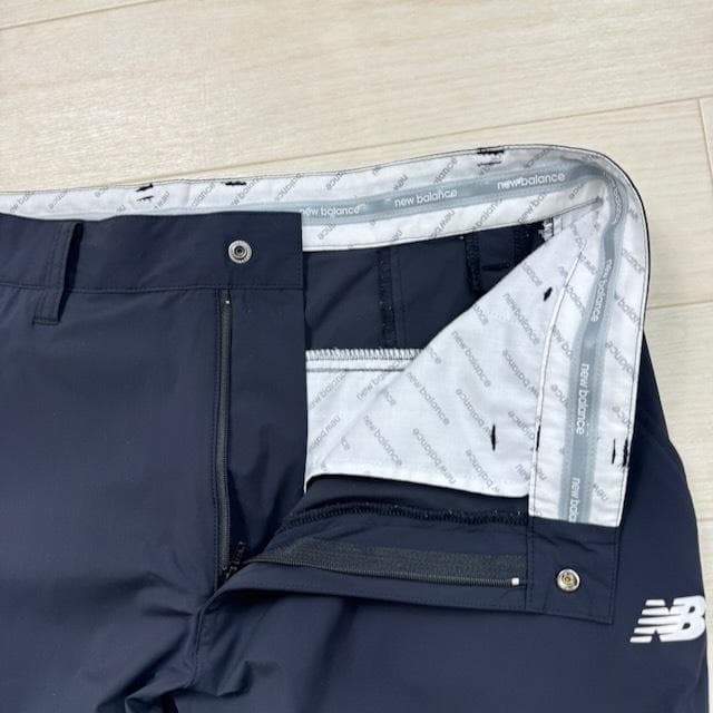 ニューバランス ゴルフウェア　ストレッチタフタ　ナイロン　ジョガーパンツ 黒　４