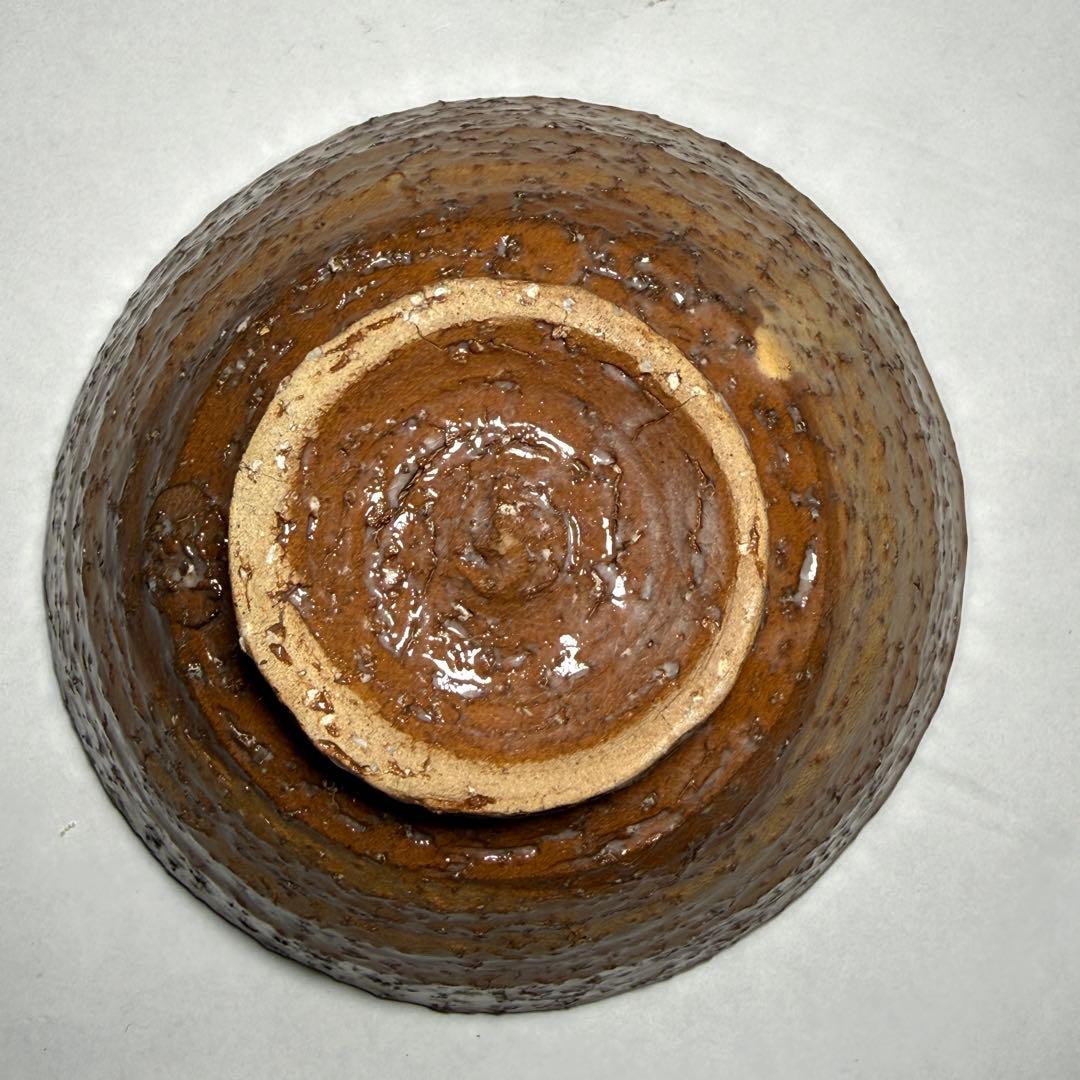 ◆萩焼窯元 長沢窯【原田隆峰】作 茶碗 四方桟共箱・共布・栞付 茶道具 抹茶碗◆