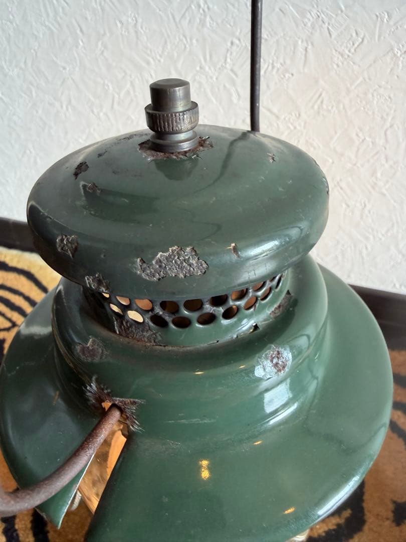 コールマン　242B 1950/12製造　点火確認　パイレックスグローブ入り