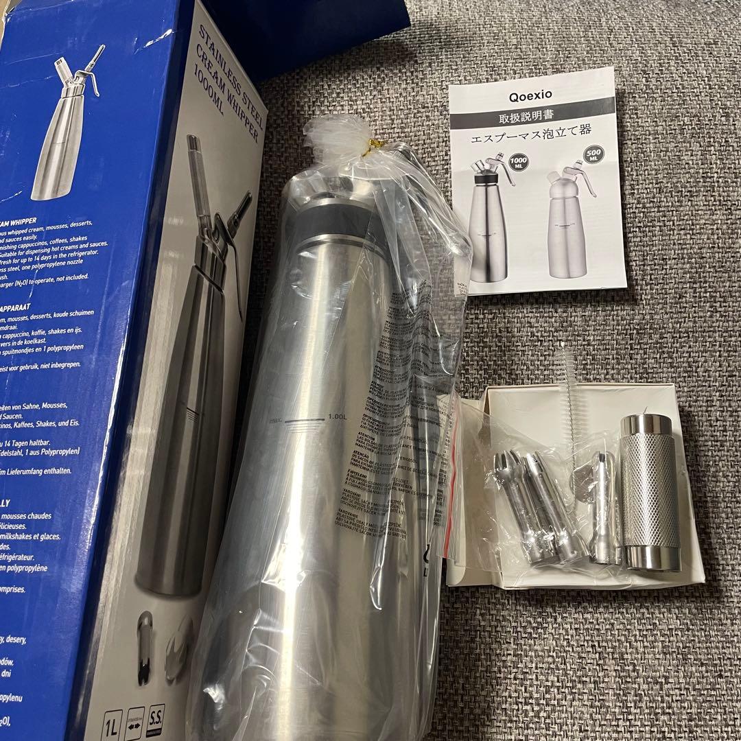 ❣️業務用 エスプーマ 泡立て器 1000ml ステンレス製 ホイップクリーム