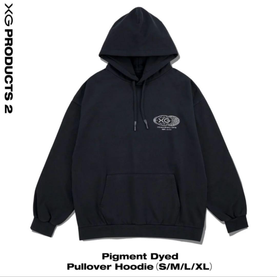 【美品】XG Pigment Dyed Pullover Hoodie Sサイズ