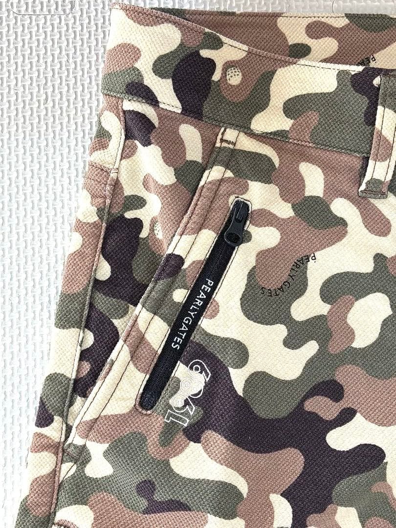 パーリーゲイツ パワフルコットンストレッチ フィールサーモパンツ（CAMO／5）