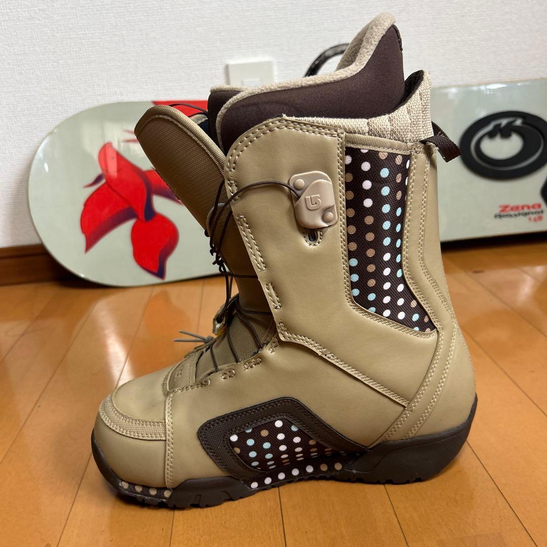 burton Emerald スノーボードブーツ 女性用 ベージュ　25.5cm