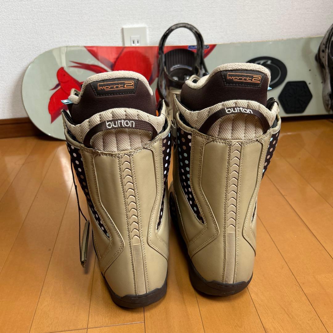burton Emerald スノーボードブーツ 女性用 ベージュ　25.5cm