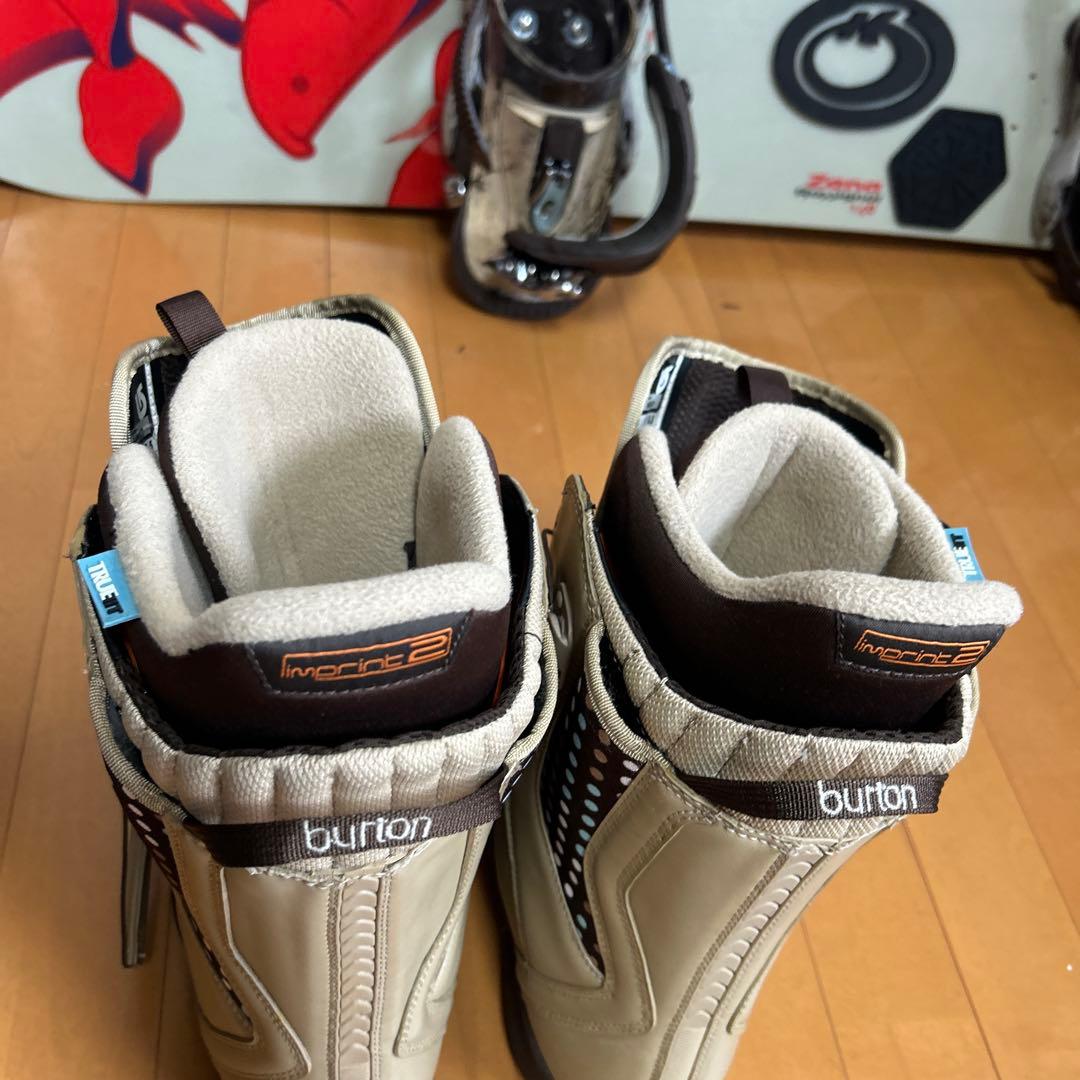 burton Emerald スノーボードブーツ 女性用 ベージュ　25.5cm