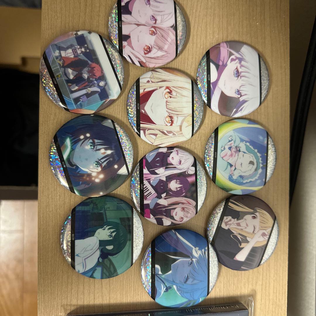 【超かぐや姫】　ホログラム缶バッチ　ホログラムステッカー　コンプリート