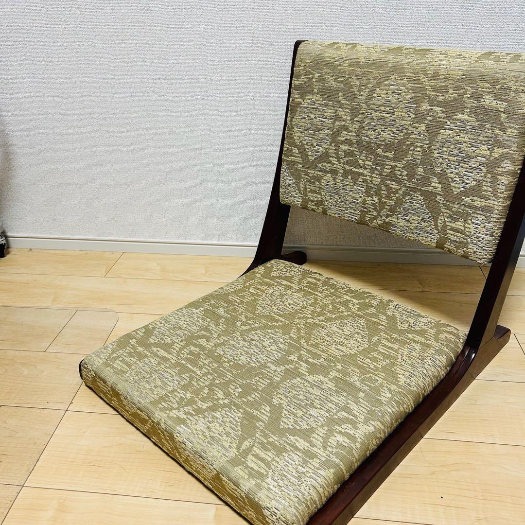【希少】カリモク karimoku 折りたたみ 座椅子 和室 和家具 茶室 和風