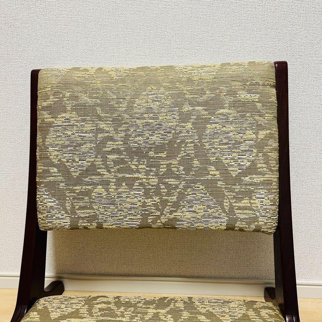 【希少】カリモク karimoku 折りたたみ 座椅子 和室 和家具 茶室 和風