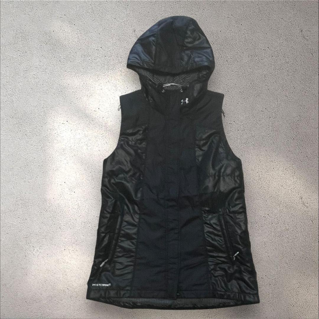 XL【UNDER ARMOUR】STORM フードベスト 撥水 軽量 ゴルフ薄手