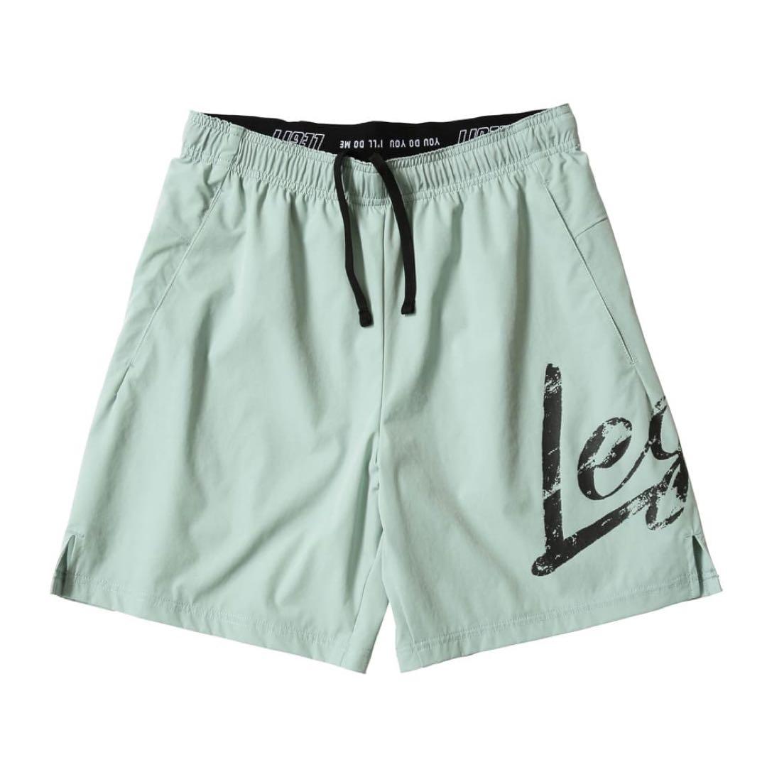 Legit ロゴプリント バスケットボールパンツ ミントグリーン