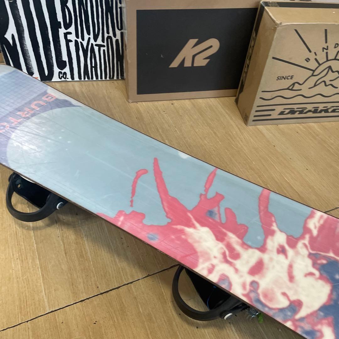 BURTON×SALOMON　バートン　バインディング付スノーボードセット