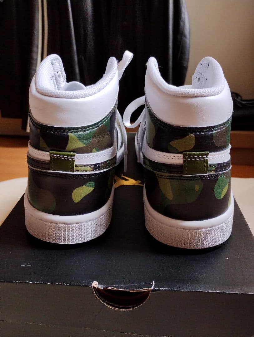 シューズ(男性用) Nike Air Jordan 1 High Golf Camo US7.5