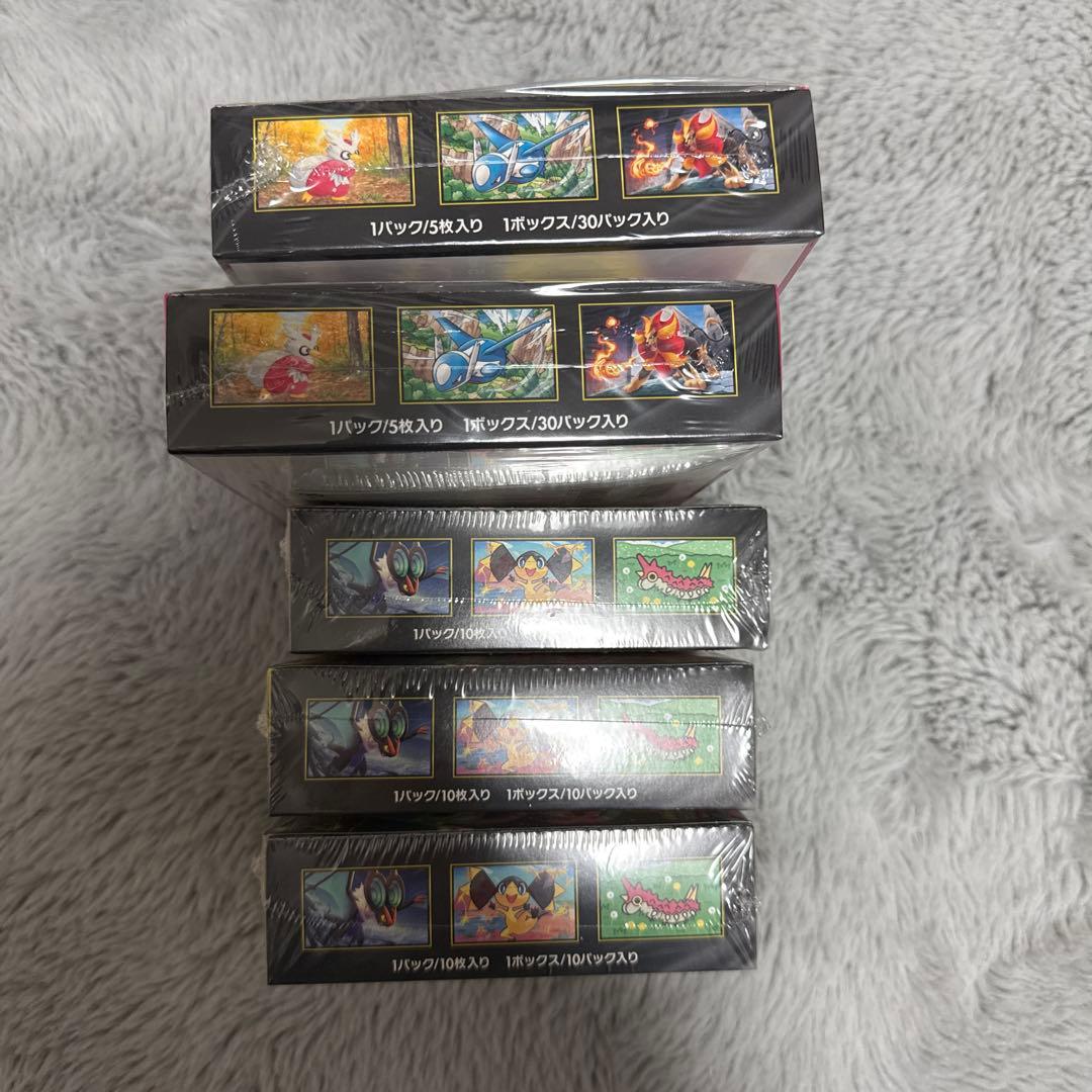 ポケモンカードゲーム未開封MEGAドリーム3box メガシンフォニア2box
