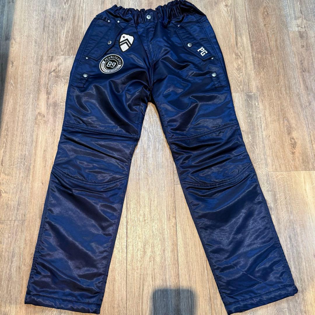 【中古美品】パーリーゲイツ　メンズ　中綿入り暖パン　サイズ6