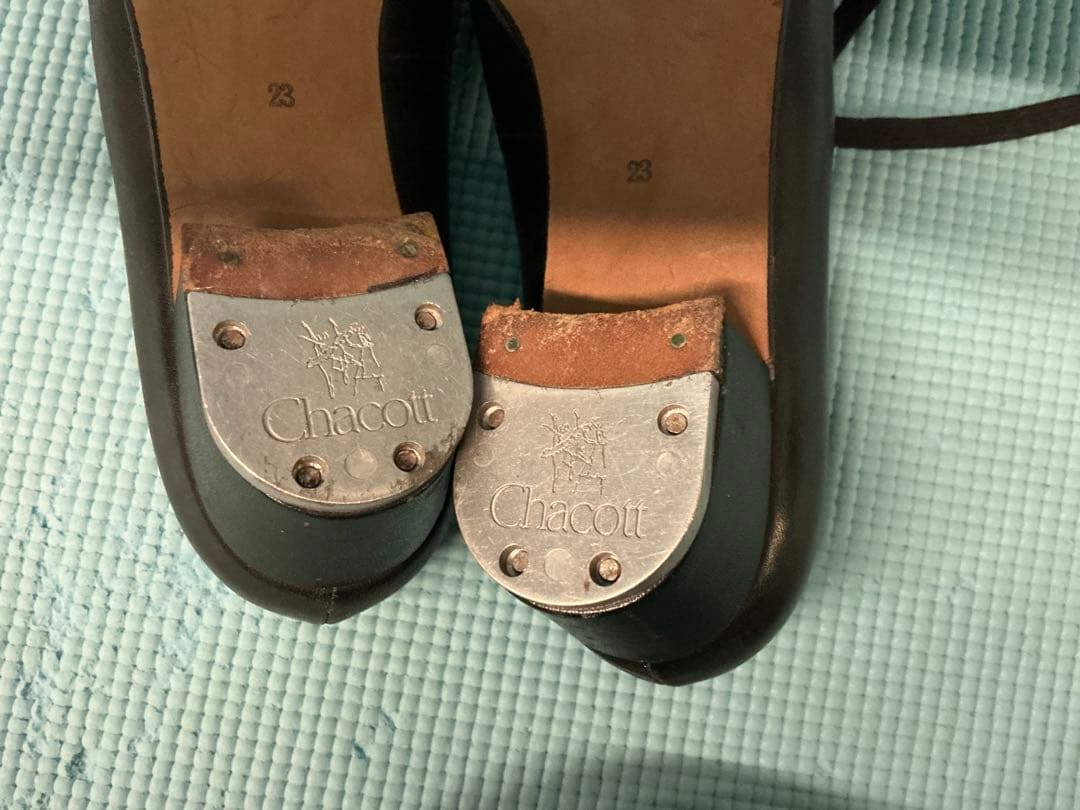 チャコットタップシューズ23センチヒール高3センチ