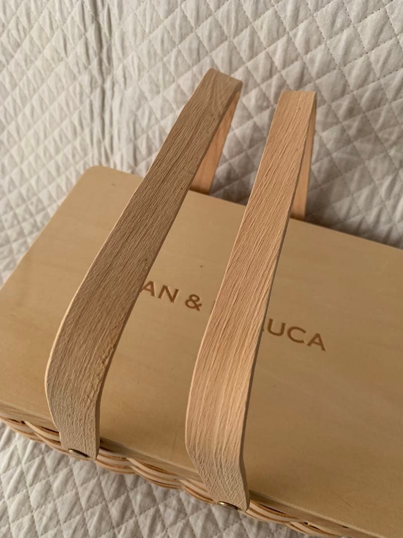 ディーンアンドデルーカDEAN & DELUCA 木製蓋つきバスケットS 2個
