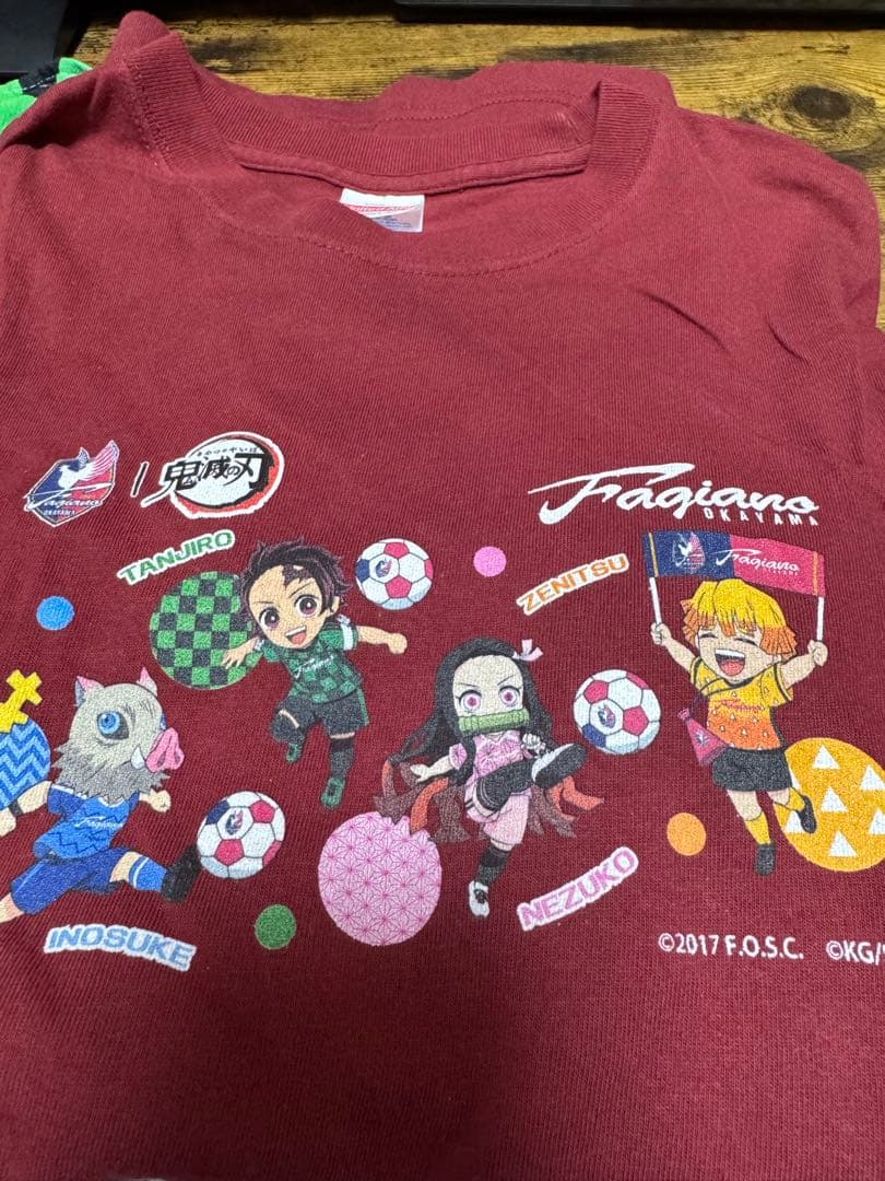 ファジアーノ岡山 鬼滅の刃 コラボ Tシャツ Lサイズ フェイスタオル セット