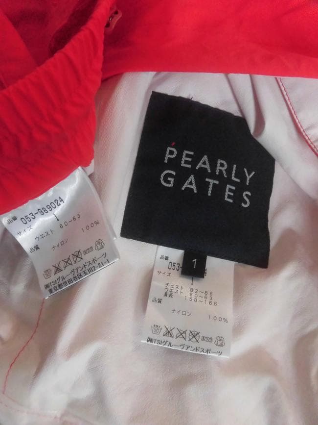 美品 PEARLY GATES パーリーゲイツ レインスーツ 上下セット 女性用