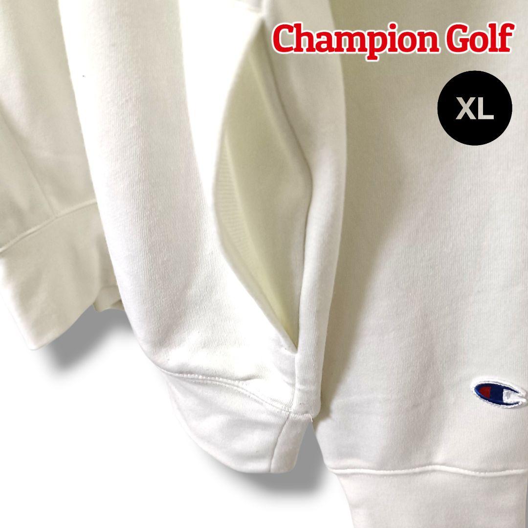 【春のスウェット】チャンピオンゴルフ ハーフジップスウェット XL メンズゴルフ