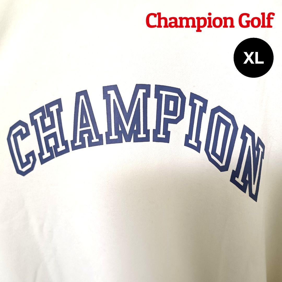 【春のスウェット】チャンピオンゴルフ ハーフジップスウェット XL メンズゴルフ