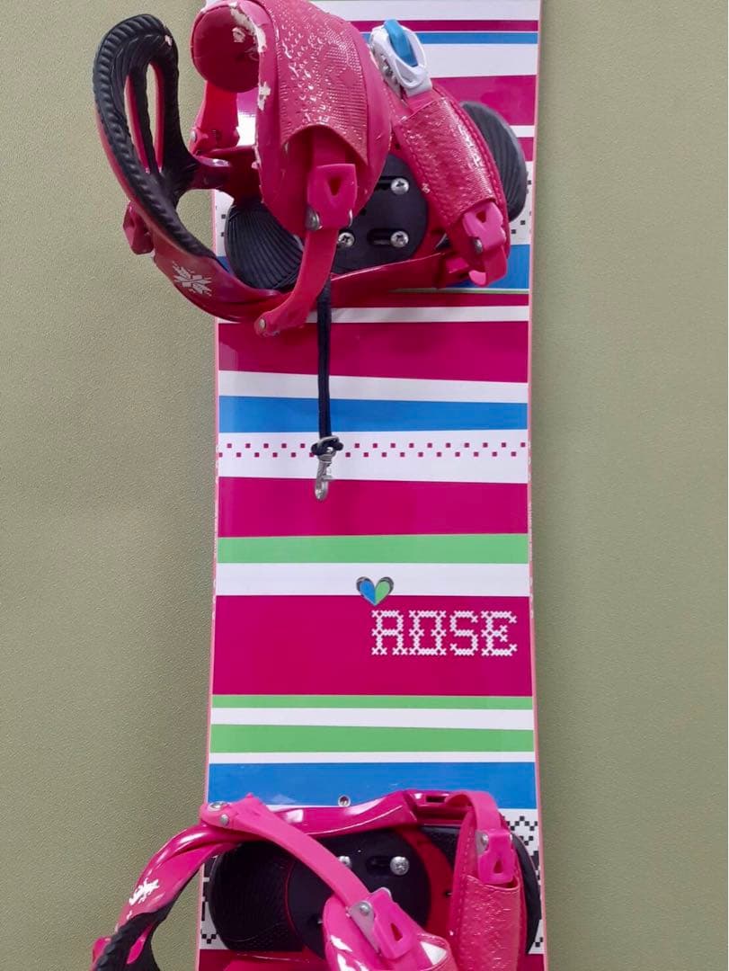 HEAD　スノーボード　ビンディング セット　ローズ　142cm　ヘッド