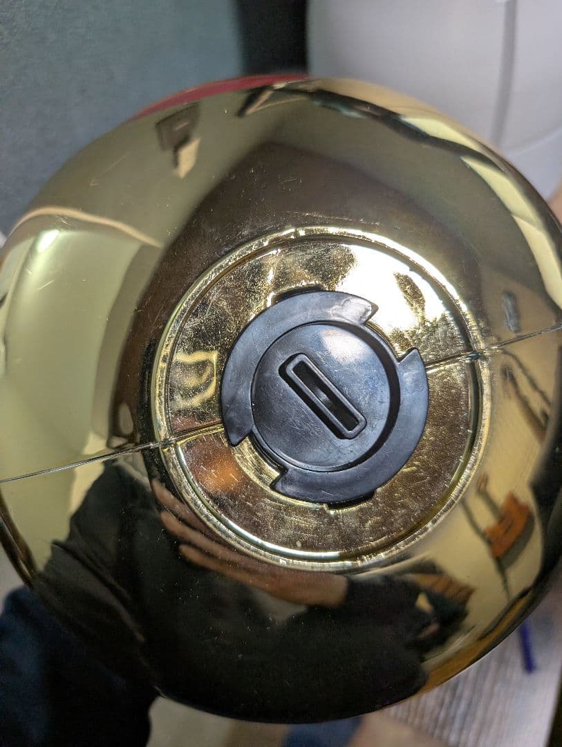 金スライム貯金箱　座布団付き