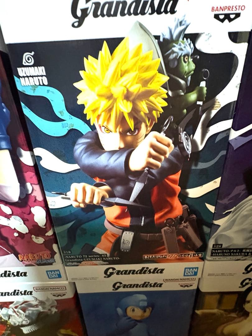 NARUTO ロックマン　ワンピース　転スラ他フィギュア9個セット