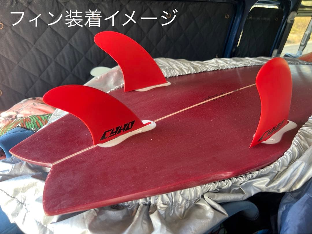 超軽量！fcs2タイプ　cykoサイコフィン　ツイン+1