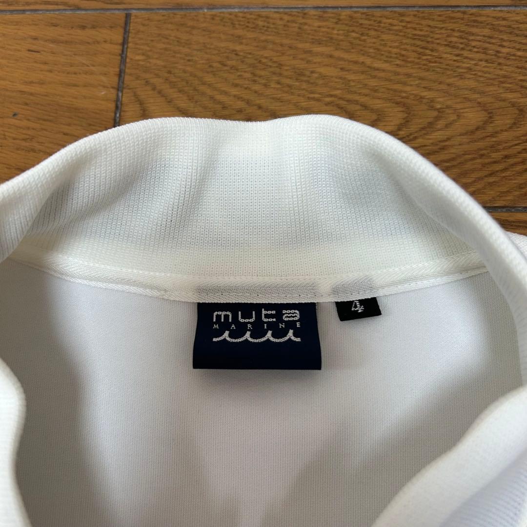 【未使用】muta marine GOLF ストライプキルトムーバブルブルゾン
