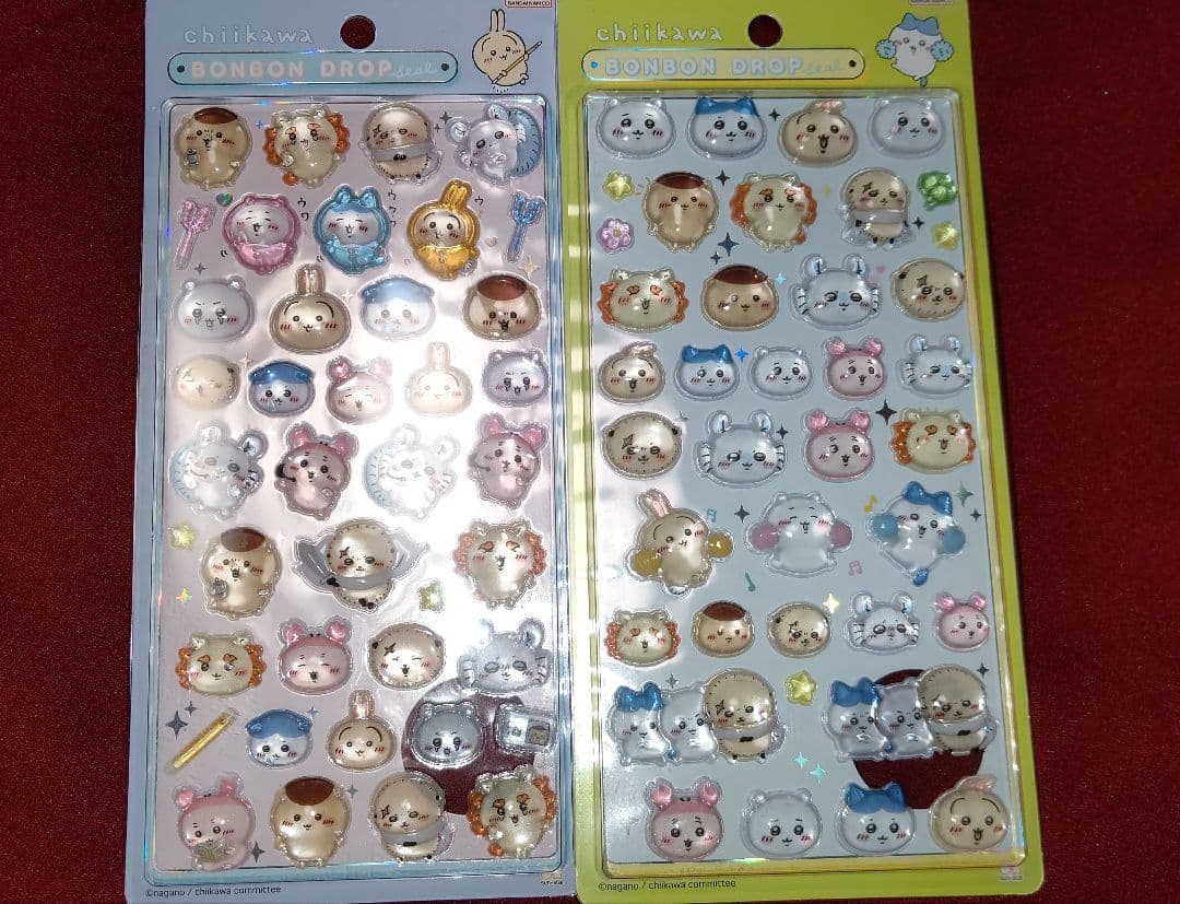 国内正規品 ボンボンドロップシール ちいかわ スヌーピー おはじき