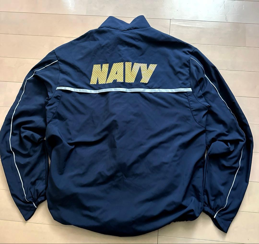 極美品！米軍US NAVY Physical Fitnessランニングジャケット